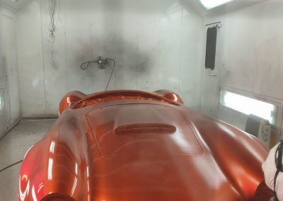 Replica Cobra build being painted