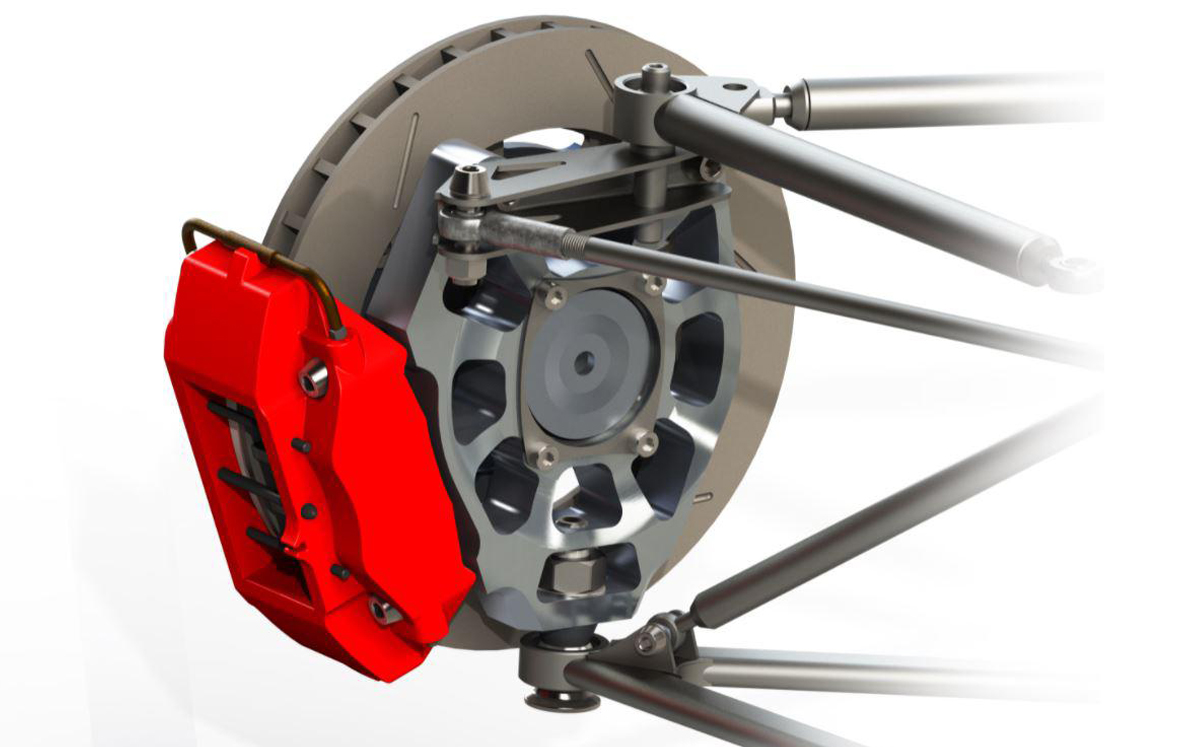 CAD example of a custom brake design